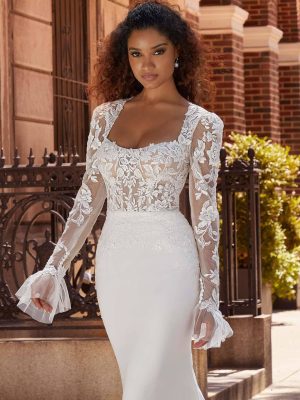 Morilee Jade Fit and Flare Luxury bridal boutique online