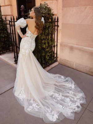 Morilee Jordanna Fit and Flare Mermaid Bespoke wedding dresses worldwide