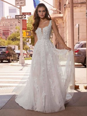 Morilee Josephine A Line Wedding gown alterations San Diego