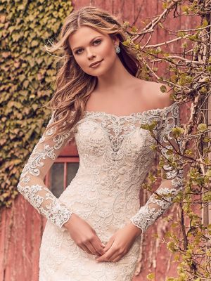 Morilee Karlee fit and flare Made to order wedding gowns