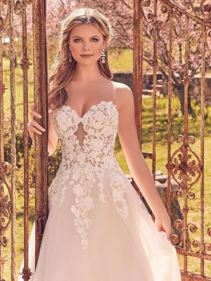 Morilee Pierette A Line Couture wedding gowns San Diego