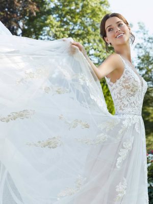 Morilee Sparrow A Line Handmade wedding dresses USA