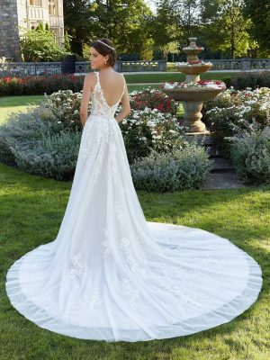 Morilee Sparrow A Line Romantic lace wedding dresses