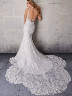 Morilee Stefani fit and flare Luxury wedding gowns San Diego
