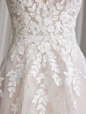 Rebecca Ingram Alexandria A Line Beach wedding gowns for destination weddings