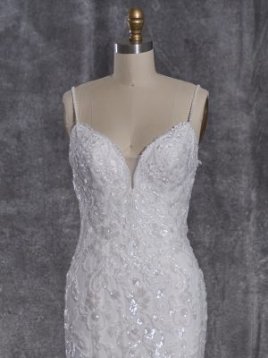Rebecca Ingram Beatrice Fit and Flare Beach wedding dresses San Diego 1