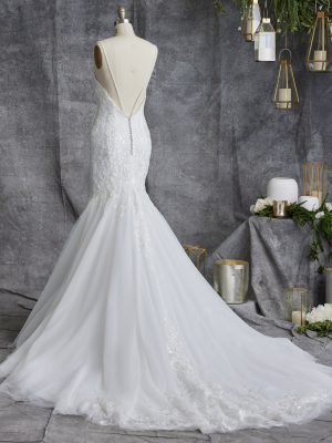 Rebecca Ingram Beatrice Fit and Flare Custom wedding dresses San Diego