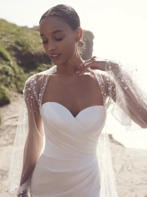 Rebecca Ingram Clover Sheath Wedding Dress 23RS059A01 PROMO8 DW Beach wedding dresses San Diego