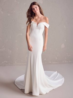 Rebecca Ingram Colby Fit and Flare Wedding dress shop San Diego