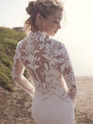 Rebecca Ingram Dionne Sheath Beach wedding gowns for destination weddings