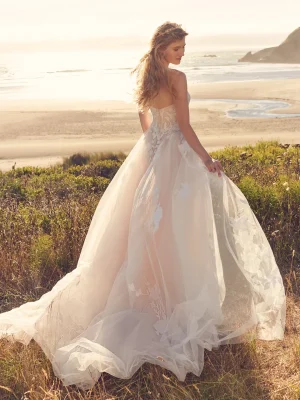 Rebecca Ingram Hattie Lane A Line Bridal gown shopping San Diego