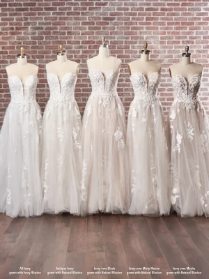 Rebecca Ingram Hattie Lane A Line Designer wedding gowns for sale