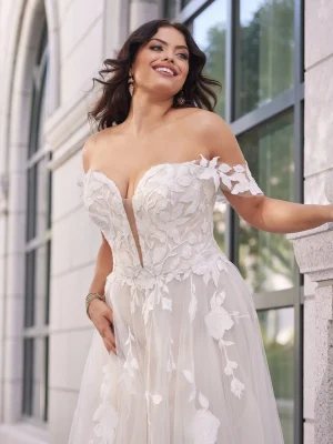 Rebecca Ingram Hattie Lane A Line Elegant wedding dresses for brides