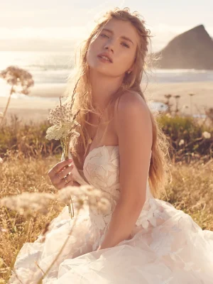Rebecca Ingram Hattie Lane A Line Luxury wedding gowns San Diego