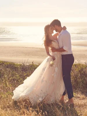Rebecca Ingram Hattie Lane A Line Modern minimalist wedding dresses