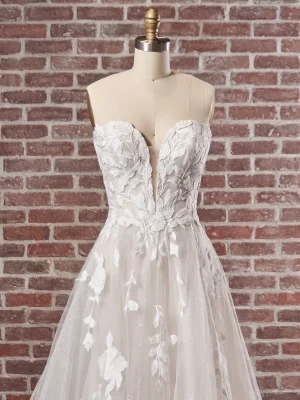 Rebecca Ingram Hattie Lane A Line Romantic lace wedding dresses