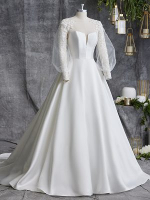 Rebecca Ingram Jamie A Line Wedding Dress 23RC051A01 Alt104 IV