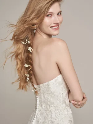 Rebecca Ingram Lily Lynette Fit and Flare Bridal gown shopping San Diego