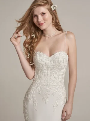 Rebecca Ingram Lily Lynette Fit and Flare Lace wedding dresses San Diego