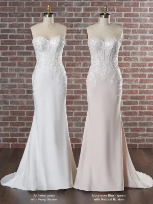 Rebecca Ingram Lily Lynette Fit and Flare Wedding dress stores near me