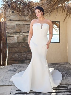 Rebecca Ingram Marsha Fit and Flare Made to order wedding gowns