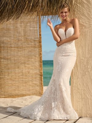 Rebecca Ingram Nelly Sheath Handmade wedding dresses USA