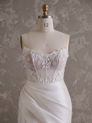 Rebecca Ingram Twyla Fit and Flare Bespoke wedding dresses worldwide