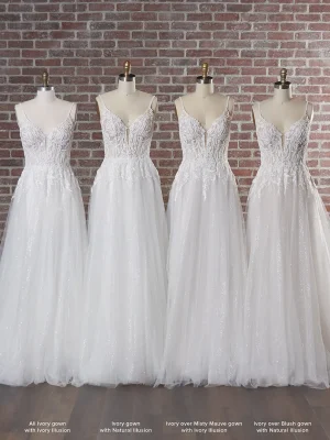 Rebecca Ingram barbara A line Affordable bridal gowns online 1