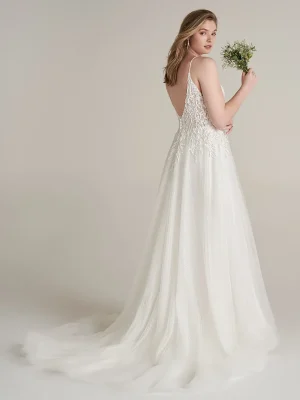 Rebecca Ingram barbara A line Affordable wedding dresses San Diego