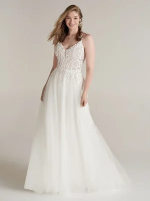 Rebecca Ingram barbara A line Designer wedding gowns for sale