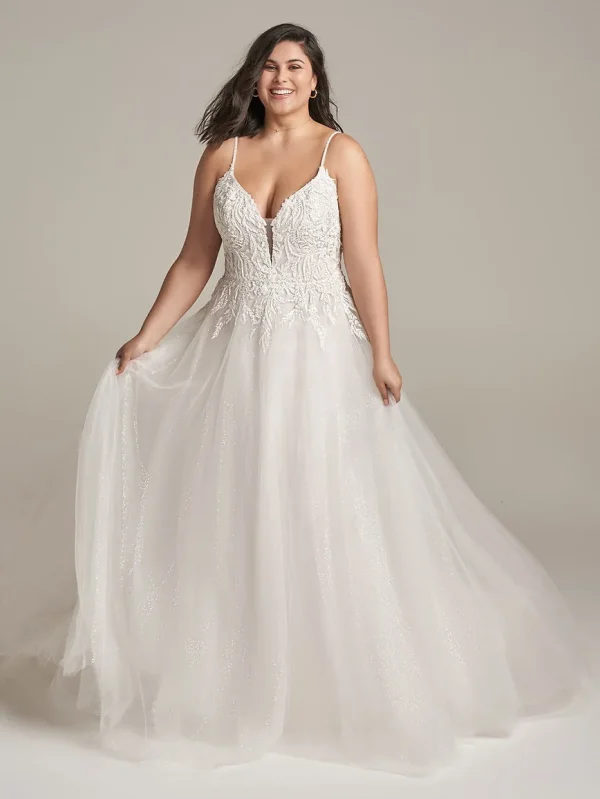 Rebecca Ingram barbara lynette A line Beach wedding gowns for destination weddings