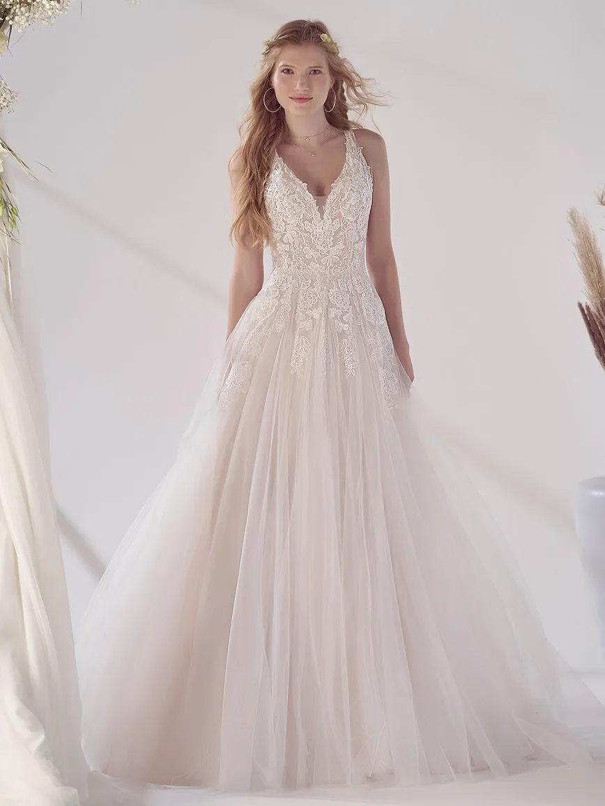Rebecca Ingram emily A line Beach wedding dresses San Diego