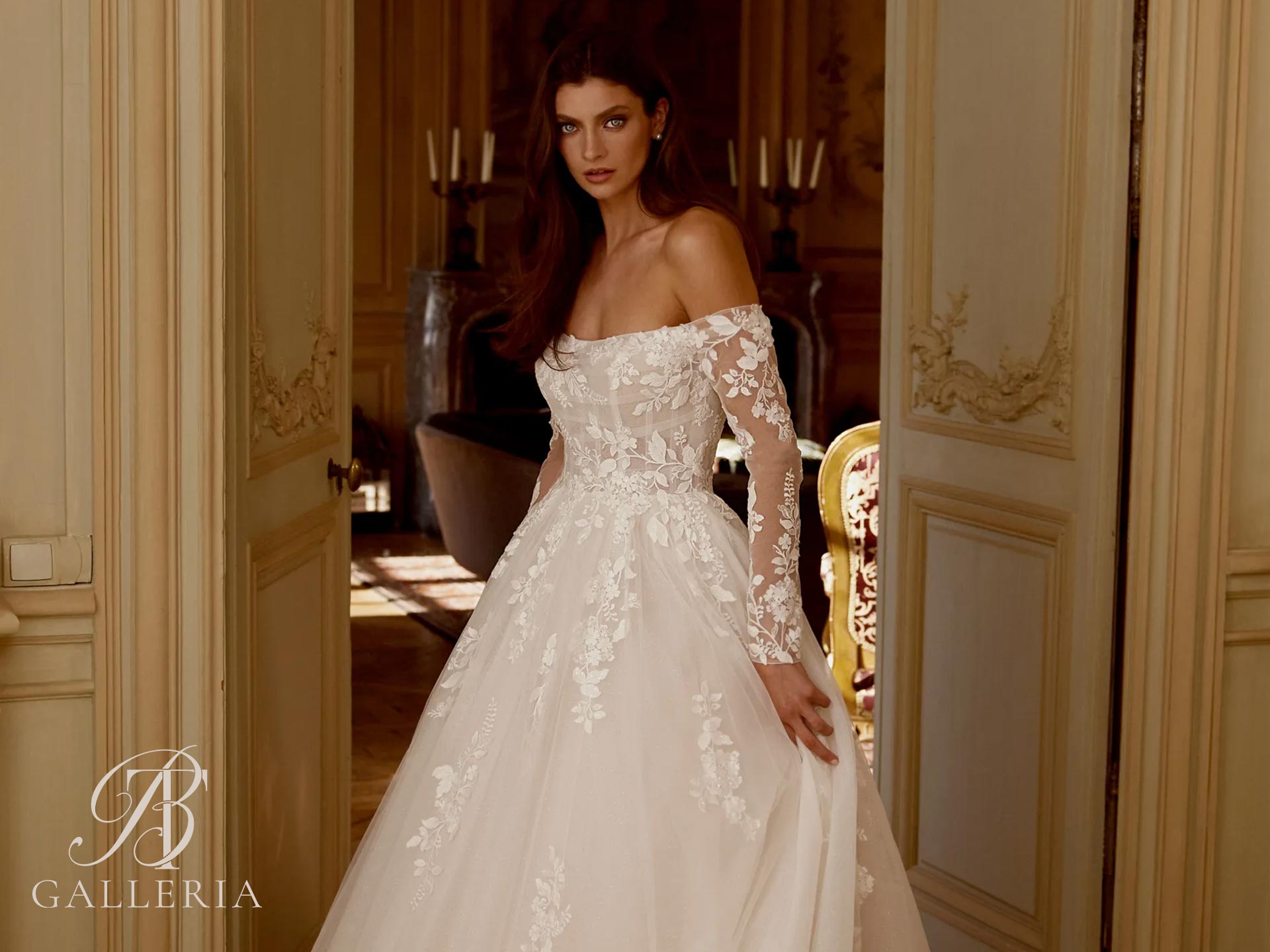 A Line Wedding Dresses with Sleeves 4