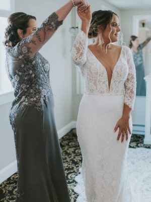 Casablanca Ainsley Fit and Flare Beach wedding gowns for destination weddings