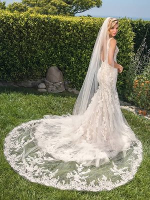 Casablanca Alexis Fit and Flare Luxury wedding gowns San Diego