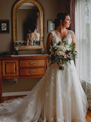 Casablanca Amber A Line Top rated wedding dress store San Diego