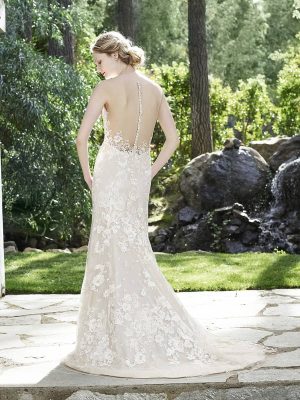 Casablanca Aspen Fit and Flare A Line San Diego bridal fashion