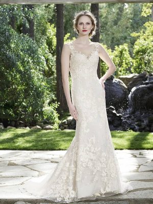 Casablanca Aspen Fit and Flare A Line Southern California bridal shop