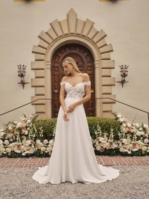 Casablanca Augustine Jumpsuit Plus size wedding dresses San Diego