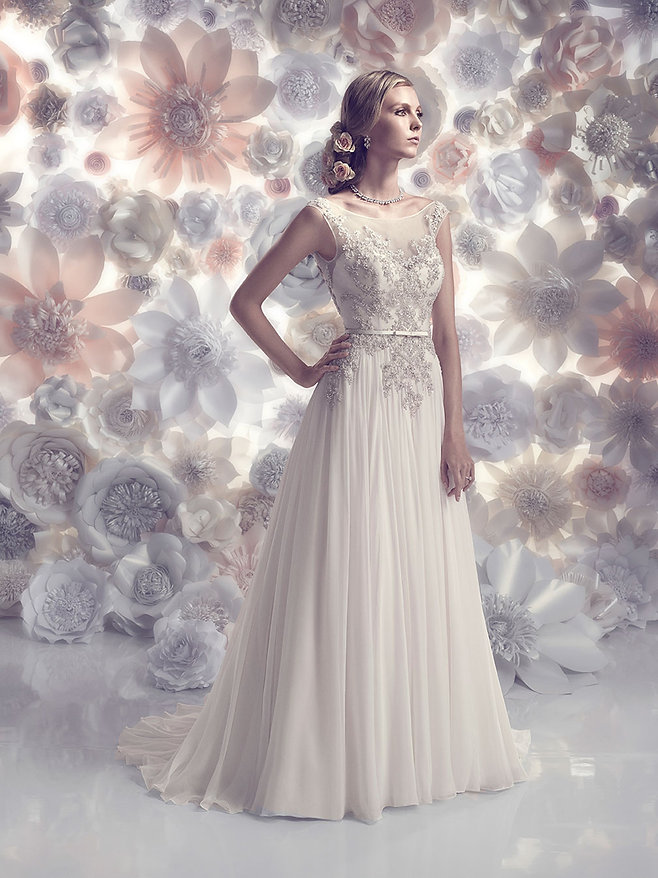 Casablanca B089 A line Wedding Gown