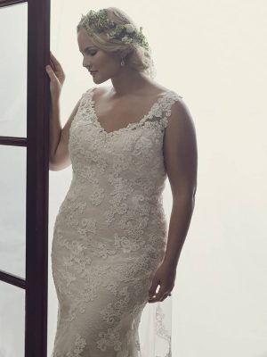 Casablanca Belladonna Fit n Flare Couture wedding gowns San Diego