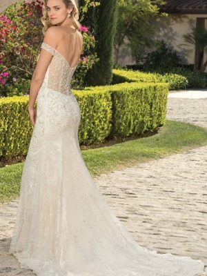 Casablanca Bianca Fit and Flare Wedding dress shop near me