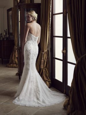 Casablanca Carnation Fit n Flare Ethereal wedding dresses for outdoor weddings