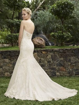 Casablanca Chrysanthemum Fit and Flare Couture wedding gowns San Diego
