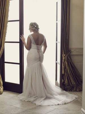Casablanca Freesia Fit n Flare Online bridal gown shopping