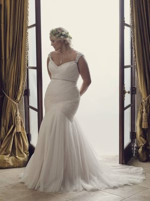 Casablanca Freesia Fit n Flare Wedding dresses in San Diego