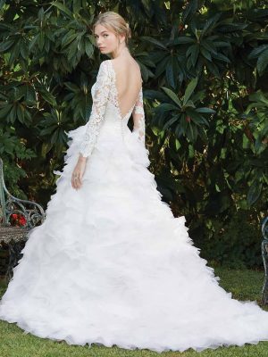 Casablanca Fuchsia Ballgown Best bridal shop in San Diego