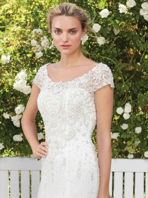 Casablanca Gloriosa Fit and Flare Made to order wedding gowns