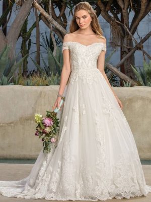 Casablanca Harlow Ballgown A Line Plus size wedding dresses San Diego