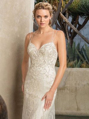 Casablanca Jade A Line Affordable wedding dresses San Diego